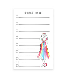 To do before I am Due Note Pad (Ready to Ship)