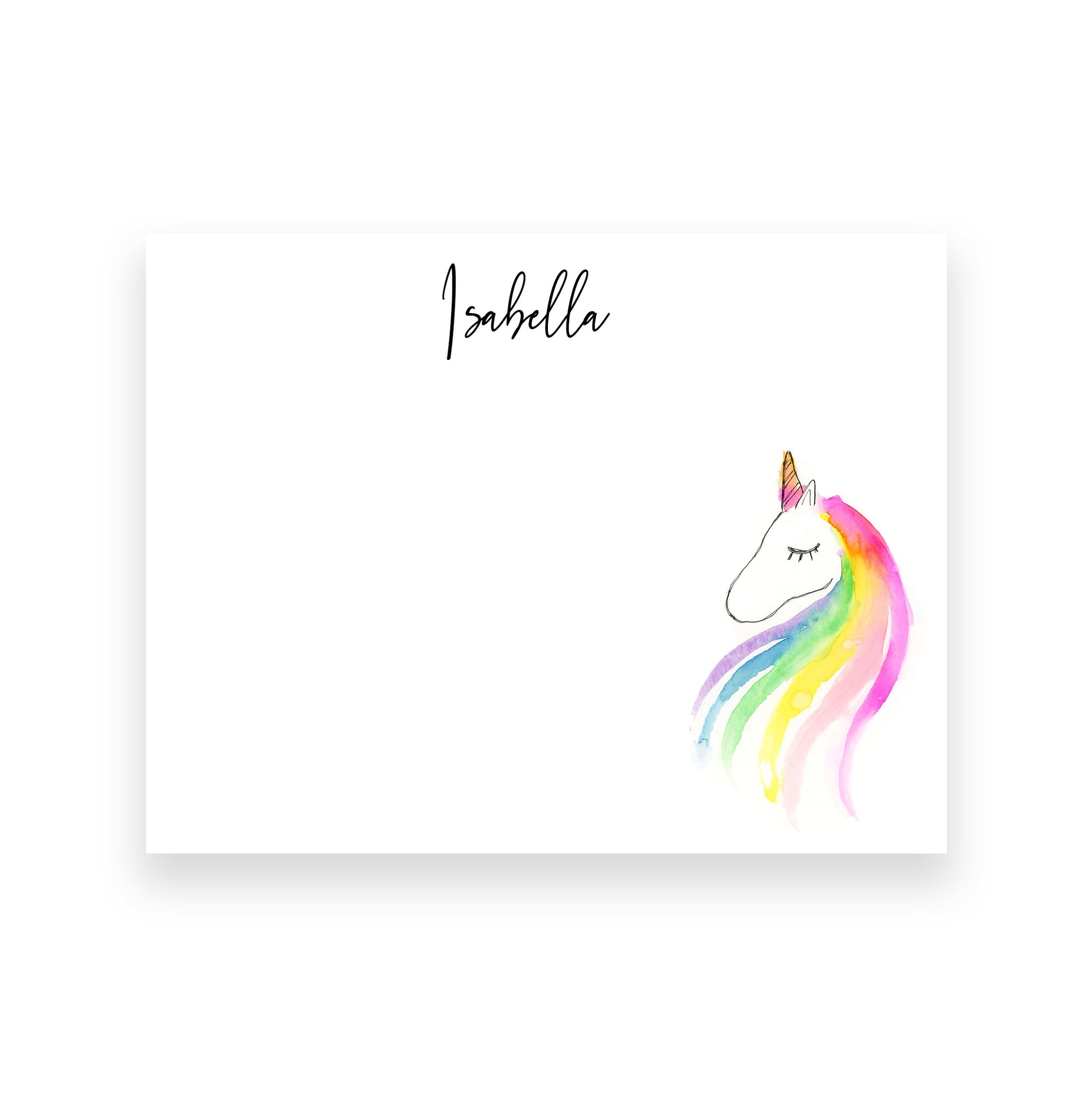 Unicorn Personalized Stationery