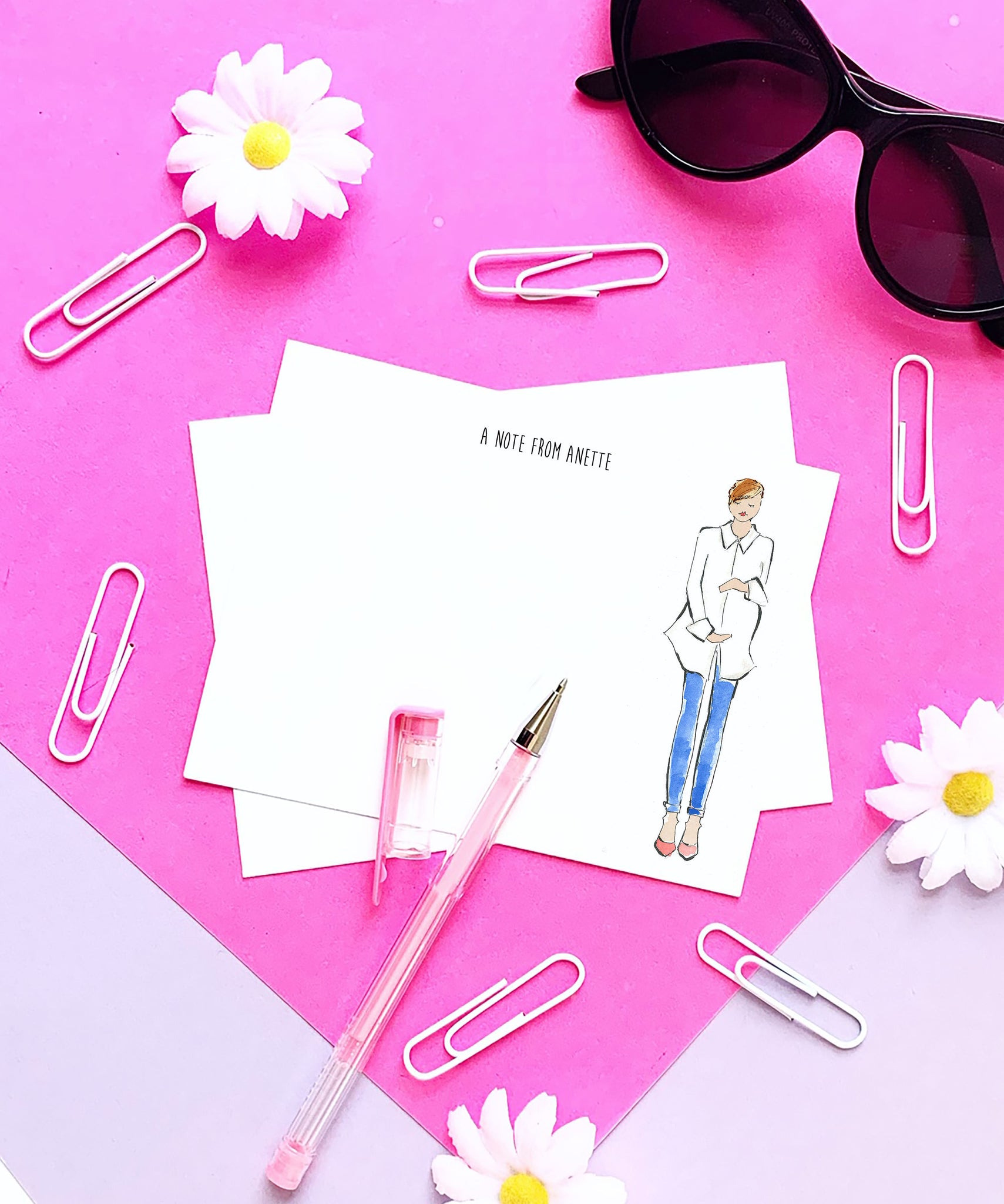 Casual + Cool Mama Personalized Stationery